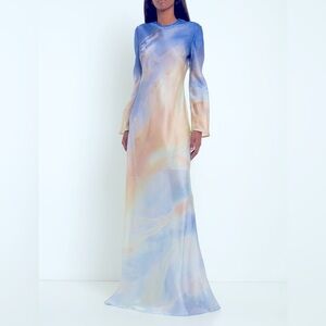 ZIMMERMANN
Tama printed floor-length silk dress size